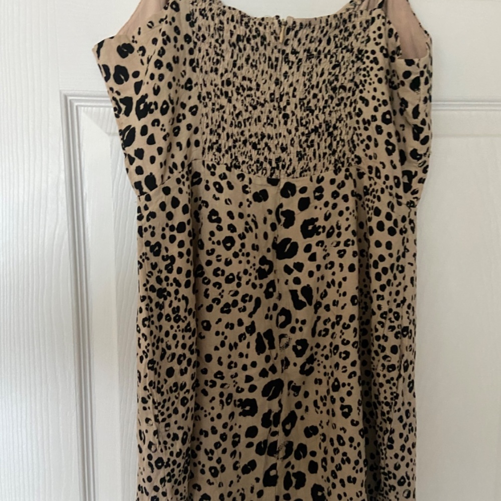 Bailey Rose Cheetah Print Mini Dress dolls kill size M Small mob wife sexy ๐ - Picture 7 of 7